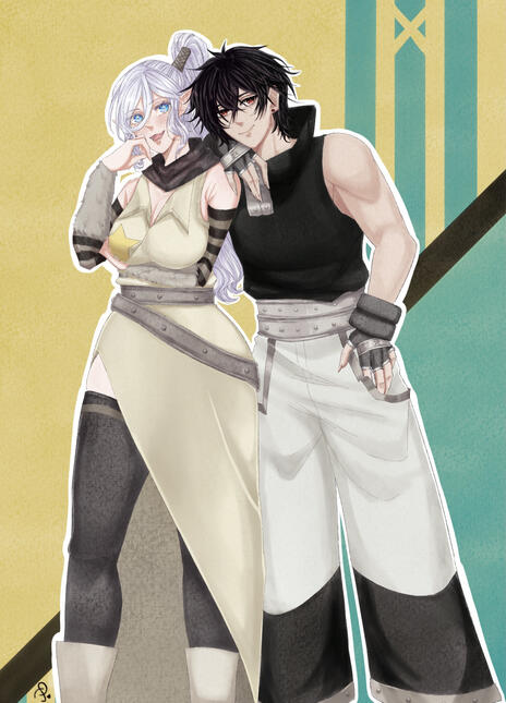 ZoraVT &amp; Sil Duo Illustration