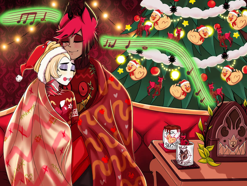 RadioApple Hellsmas Illustration