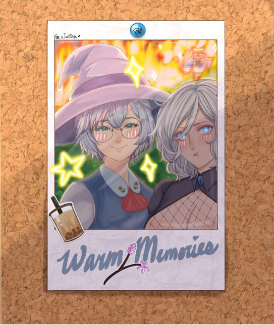 xjustskye & Sil illustration